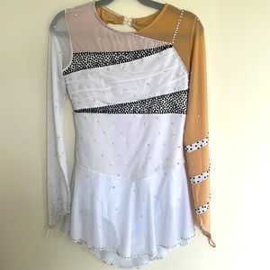 NEW Girls Figure Skating Dress Size 12